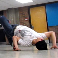 CroSel in a chair freeze