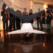 Headspin with legs open